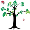 Arbre aux coccinelles du Domaine